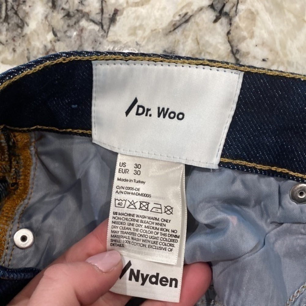 Nyden X Dr. Woo Jean Collab Selvedge raw denim size 30 - Picture 9 of 10